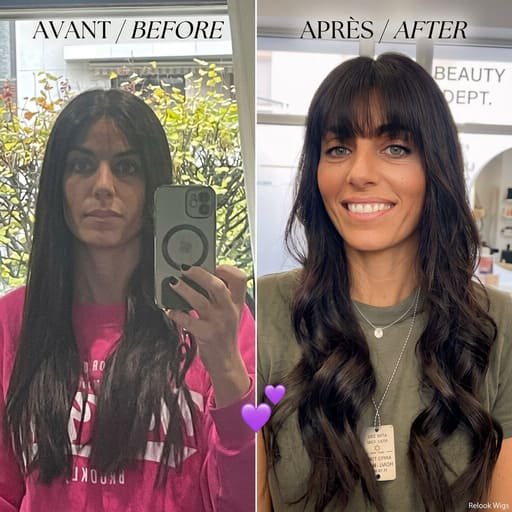 Relooking avant/après pour la belle Johanna