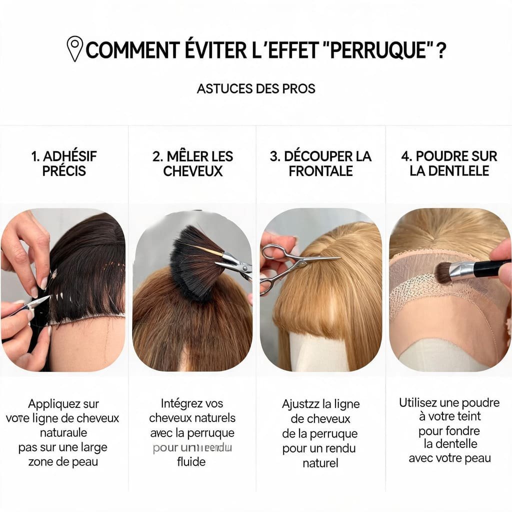 Comment éviter l’effet “perruque” ?