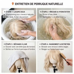 Entretenir sa perruque naturelle