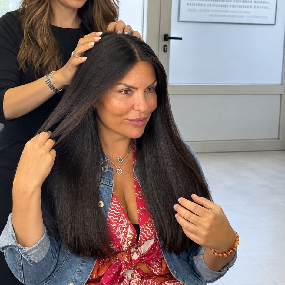 Laetitia cliente chez Dvora C Wigs
